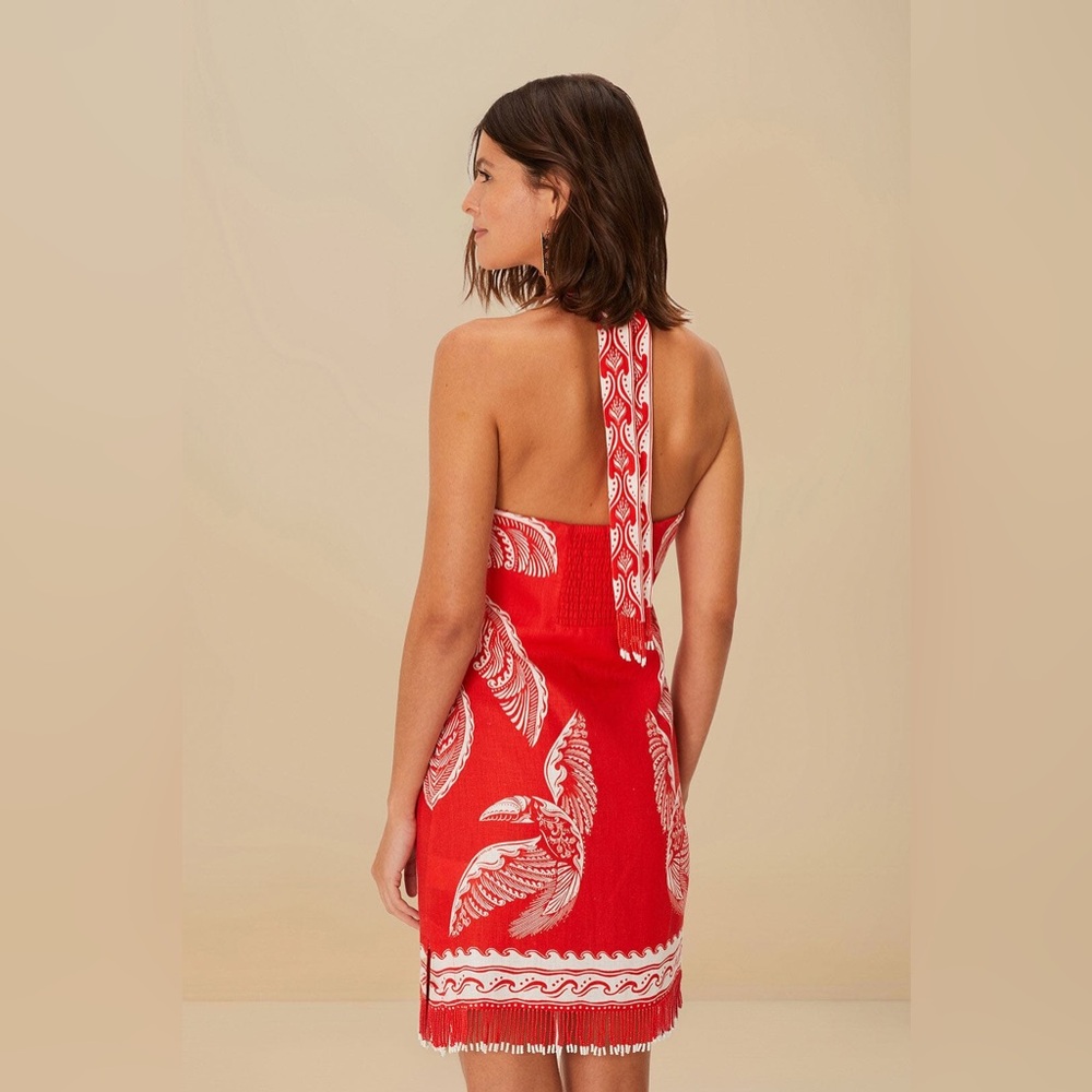 FARM Rio Linen Mini Dress - Picture 4 of 7